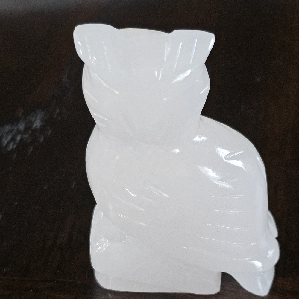 Mangono Calcite Crystal Owl